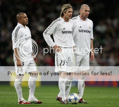 Роберто Карлос, Бэкхэм, Зидан.